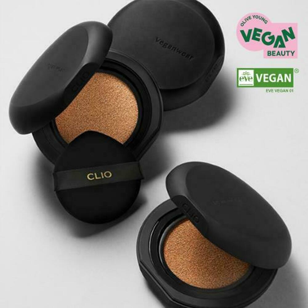 [K-Beauty] CLIO Veganwear Ceramide Velvet Cushion 15g*2