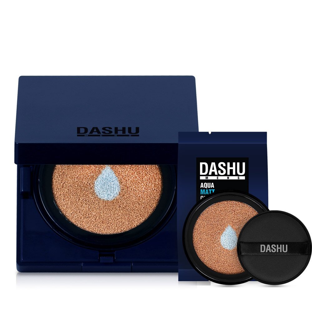 [K-Beauty] Dashu Men¡¯s Aqua Matte BB Cushion Set (Main Item + Refill)