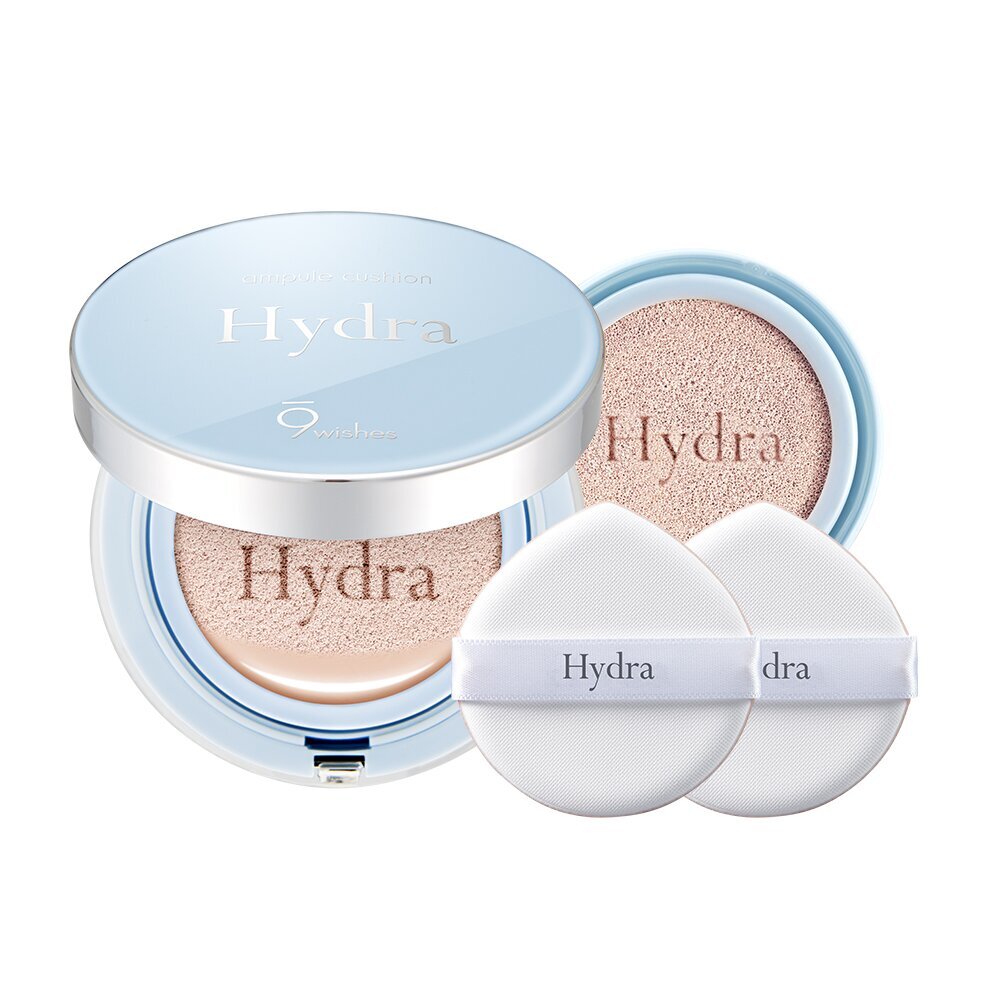 [K-Beauty] 9wishes Hydra Ampoule Cushion Plus Refill Special Set