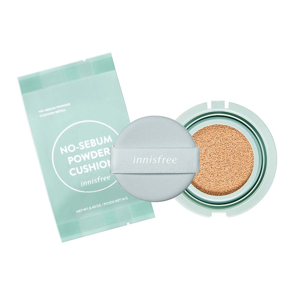 [K-Beauty] INNISFREE No Sebum Powder Cushion (Refill) 14g