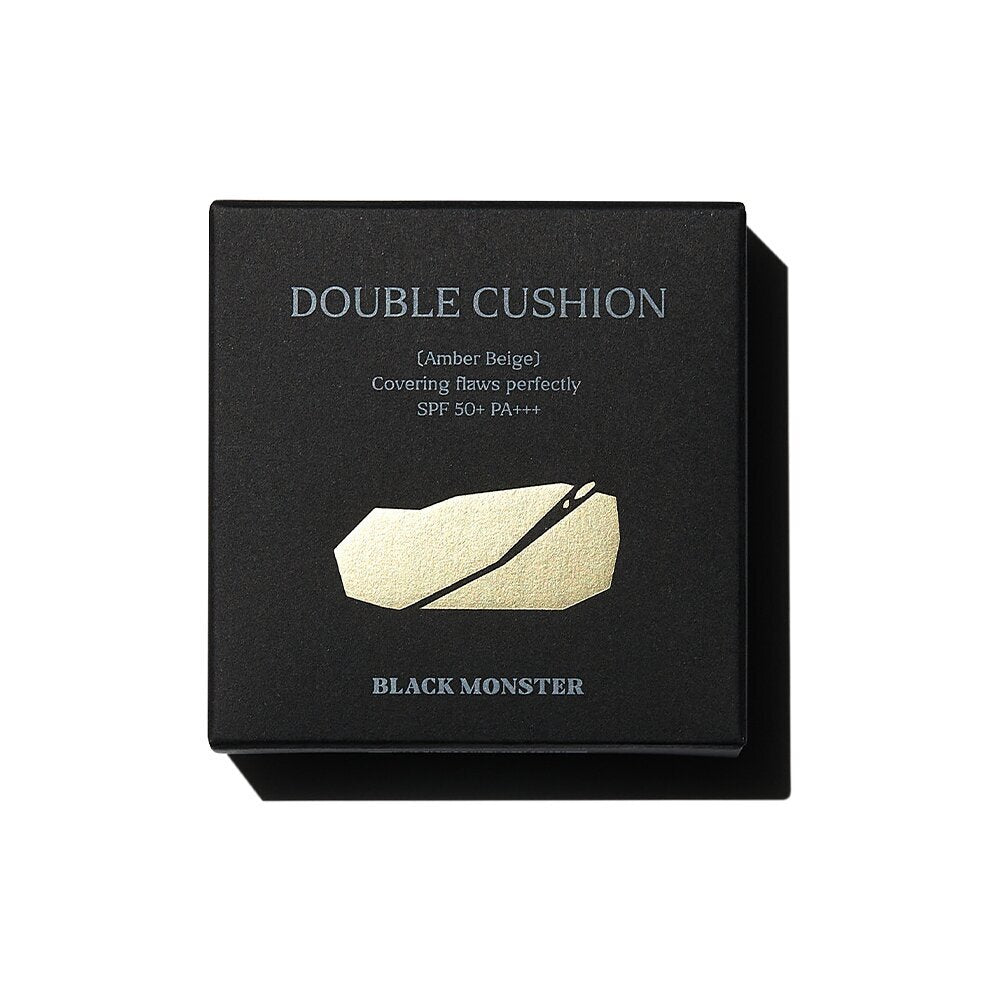 [K-Beauty] Black Monster Double Cushioin #Amber Beige No.25