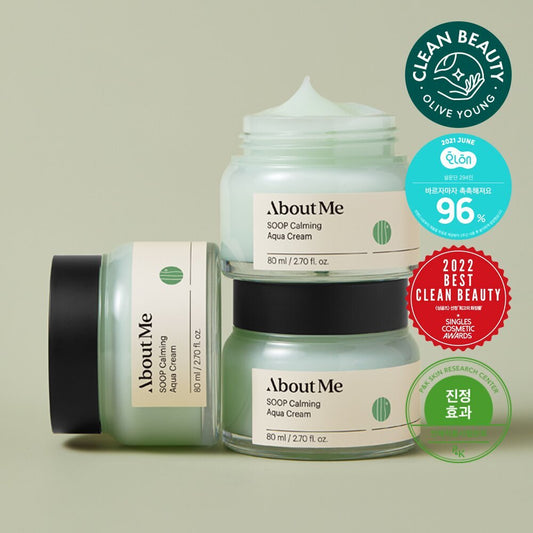 [K-Beauty] AboutMe Soop Calming Aqua Cream 80mL