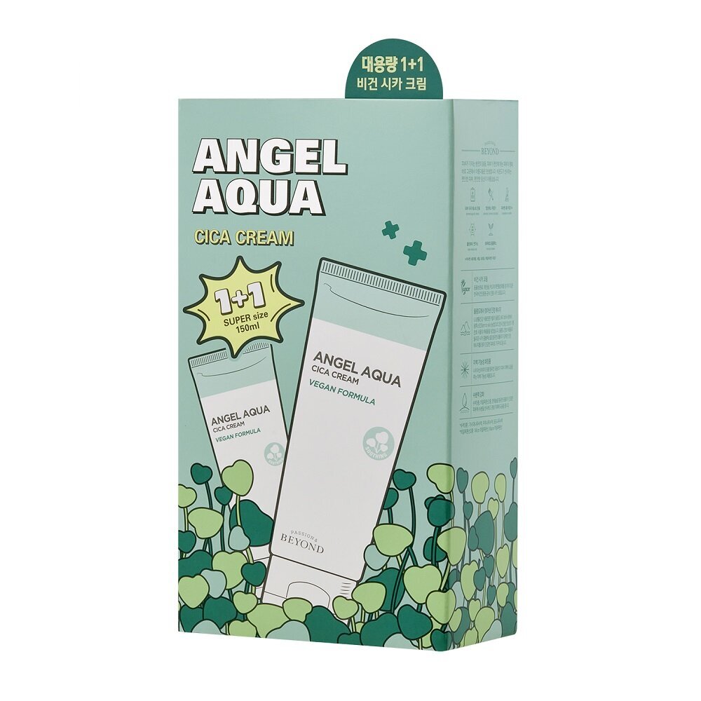 [K-Beauty] Beyond Angel Aqua Cica Cream 150mL 1+1 Special Set