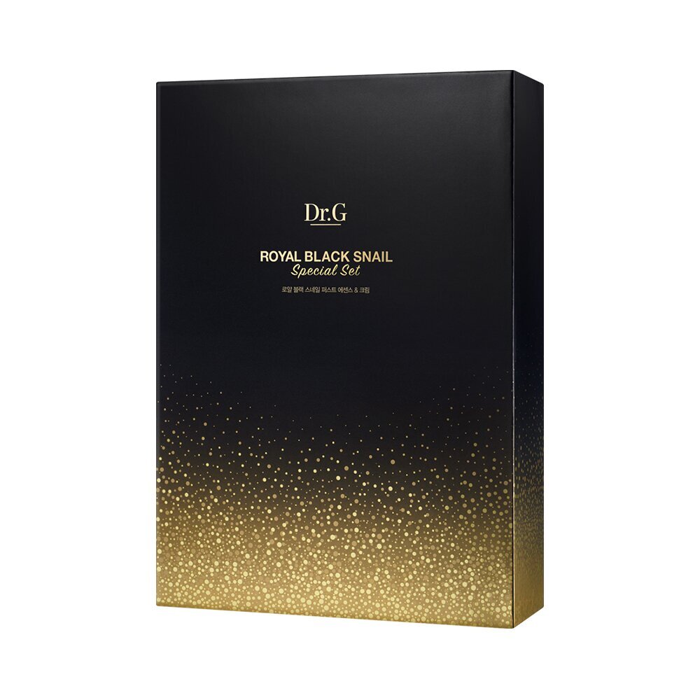 [K-Beauty] Dr.G Royal Black Snail Special Set (First Essence 165mL+Cream 50mL+Eye Cream 10mL+Cream Mask Sheet 1ea)