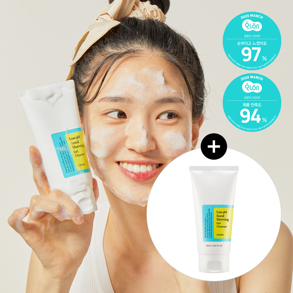 [K-Beauty] COSRX Low pH Good Morning Gel Cleanser 150mL Double Pack