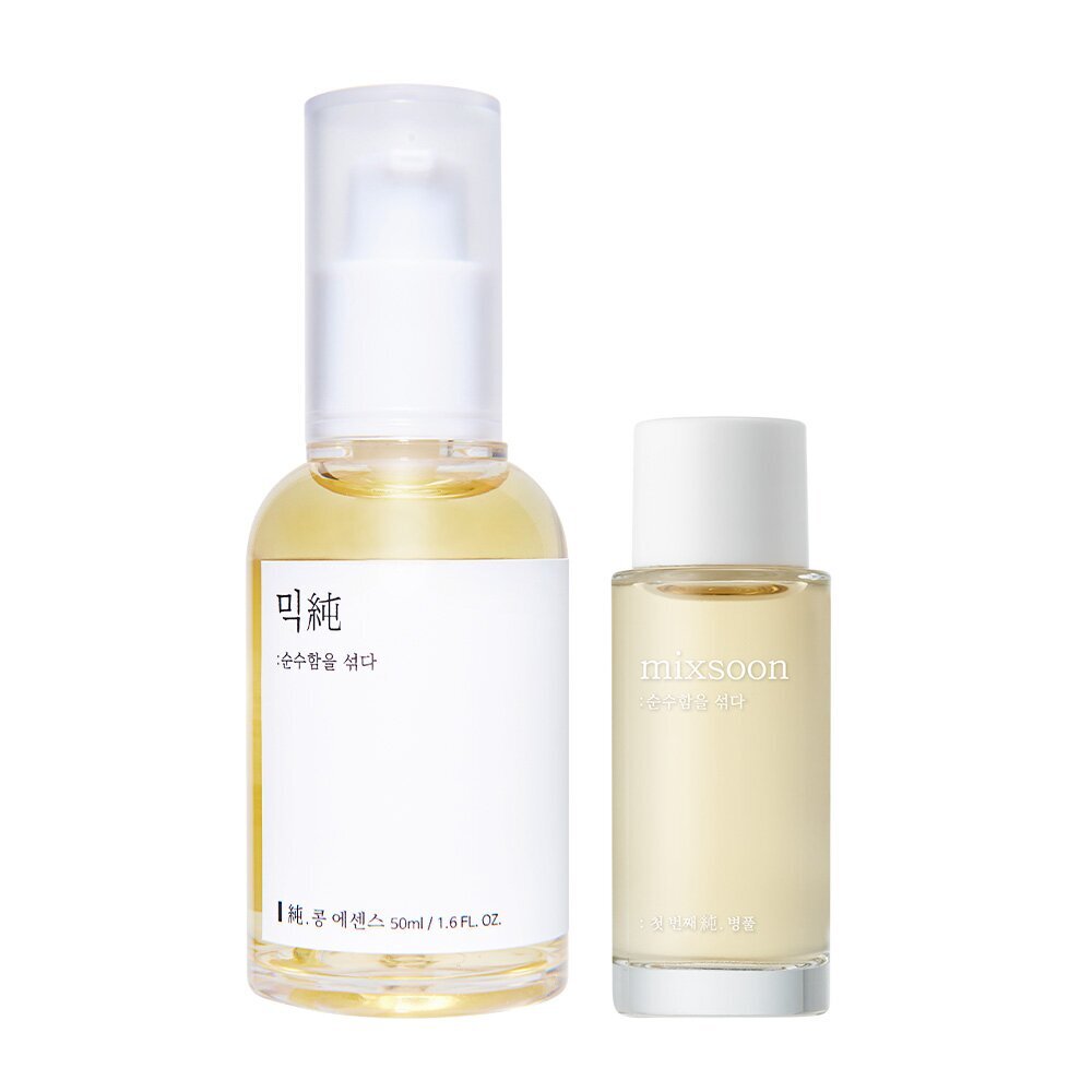 [K-Beauty] mixsoon Bean Essence 50mL (+Centella Asiatica Essence 20mL)