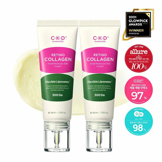 [K-Beauty] CKD Retino Collagen Small Molecule 300 Cream 1+1 Special Set