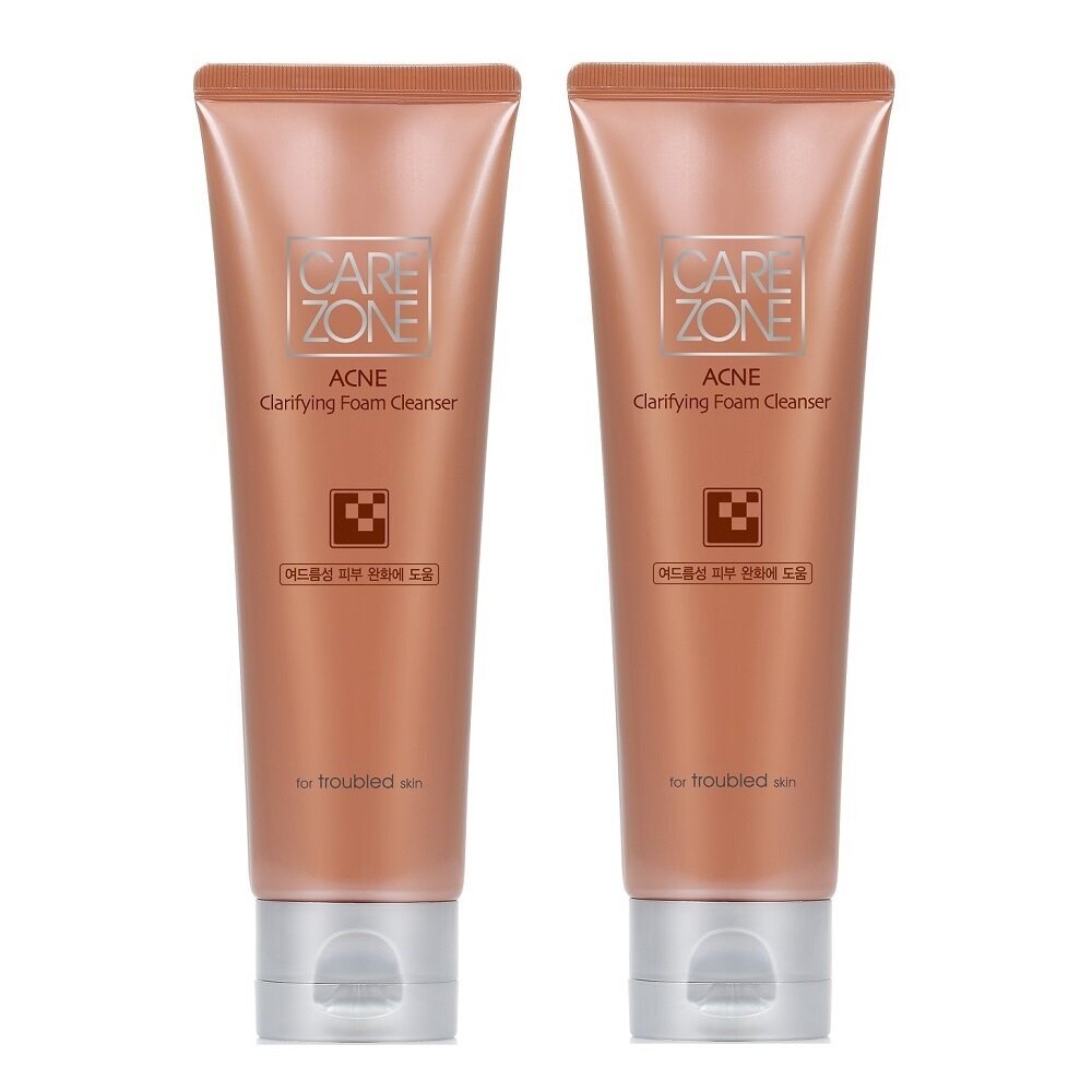 [K-Beauty] CAREZONE Acne Clarifying Foam Cleanser 1+1 Offer