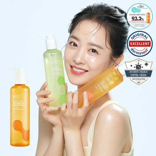 [K-Beauty] BRTC Anti-Pollution Full Make Up Cleansing Oil 300mL