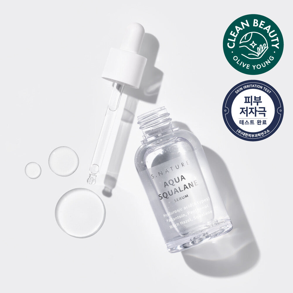 [K-Beauty] S.NATURE Aqua Squalane Serum 50mL