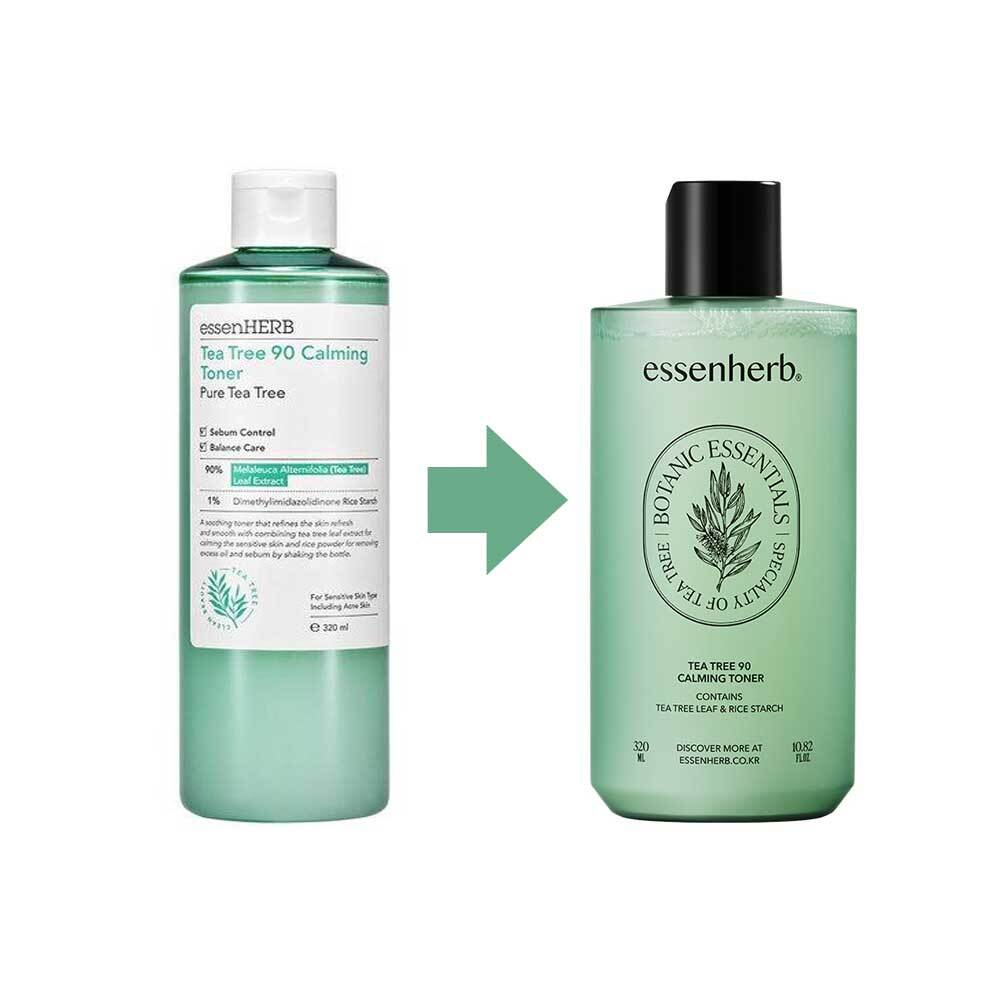 [K-Beauty] essenHERB Tea Tree 90 Calming Toner 320mL