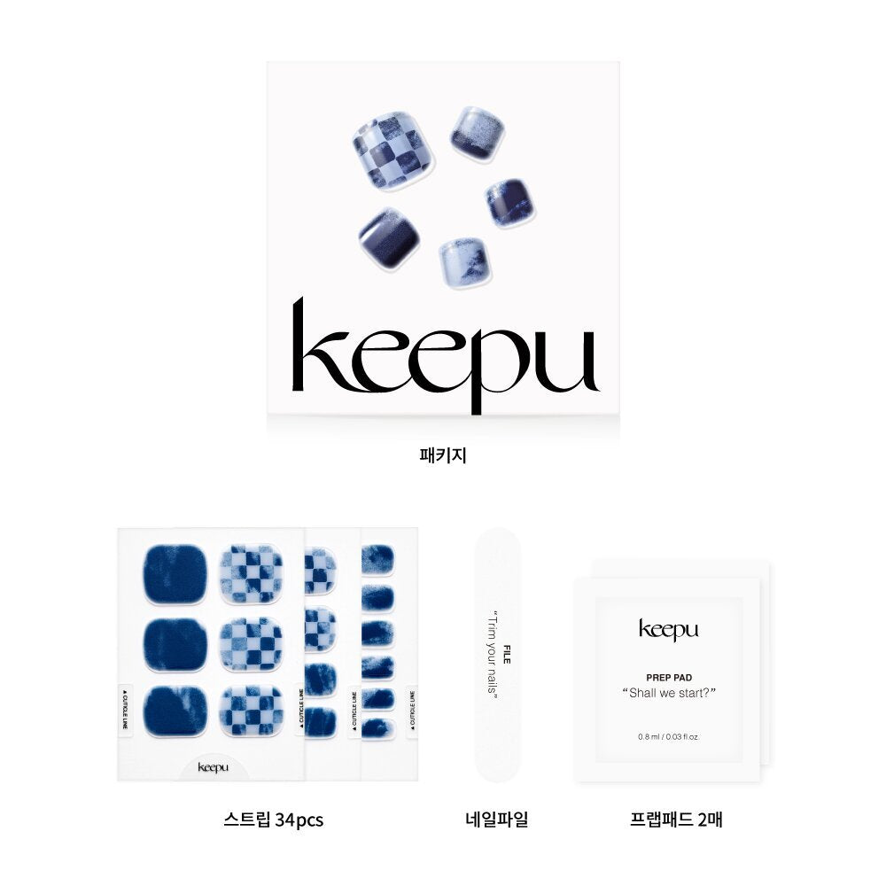 [K-Beauty] keepu Gel Pedi Strip Choose 1 out of 15 options