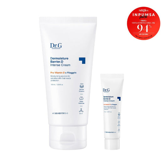 [K-Beauty] Dr.G Dermoisture Barrier D Intense Cream (100mL+30mL)