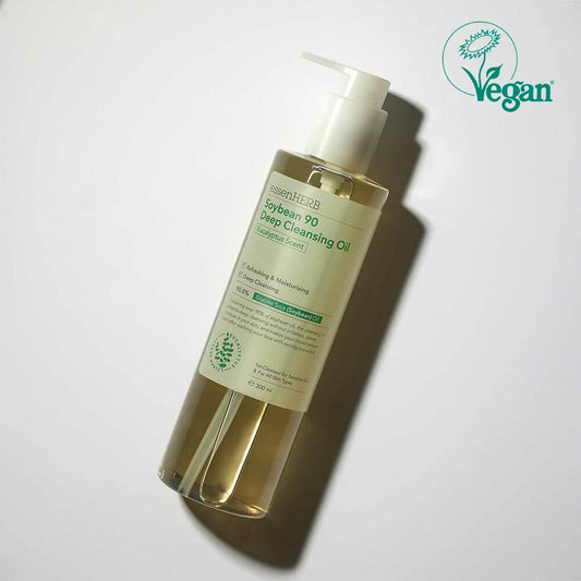 [K-Beauty] essenHERB Soybean 90 Deep Cleansing Oil #Eucalyptus