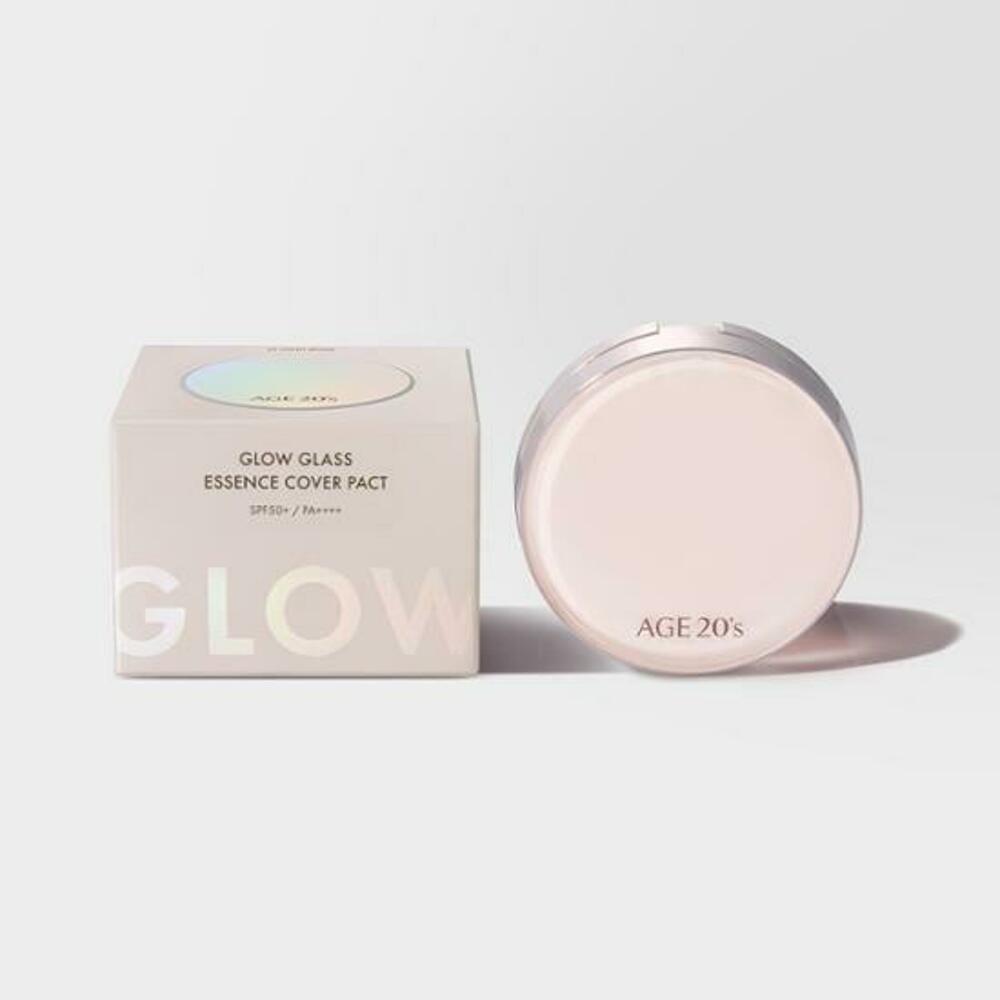 [K-Beauty] AGE 20¡¯s Glow Glass Essence Cover Pact 12.5g #21 Light Beige