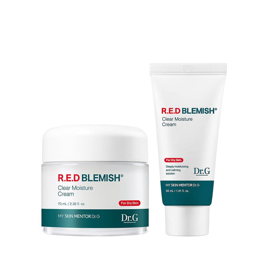 [K-Beauty] Dr.G Red Blemish Clear Moisture Cream 70mL+30mL Special Set