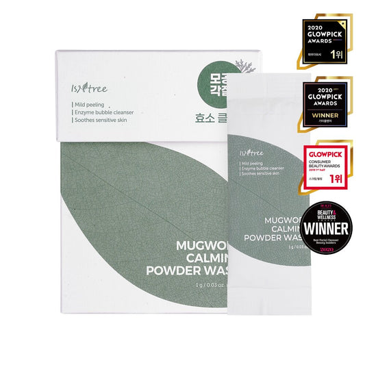 [K-Beauty] Isntree Mugwort Calming Powder Wash 1g*25ea