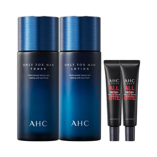 [K-Beauty] AHC Only For Man Toner / Lotion 150mL Set (+Eye Cream 10mL*2ea)