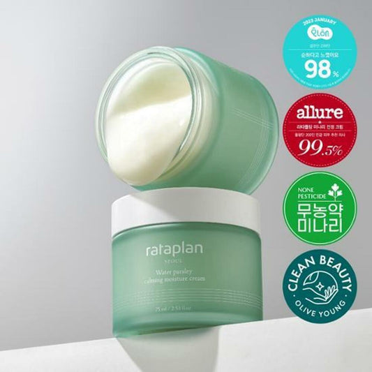 [K-Beauty] rataplan Water Parsley Calming Moisture Cream 75mL