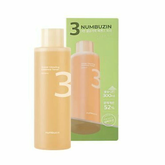 [K-Beauty] numbuzin No. 3 Super Glowing Essence Toner 300mL Jumbo Size Package