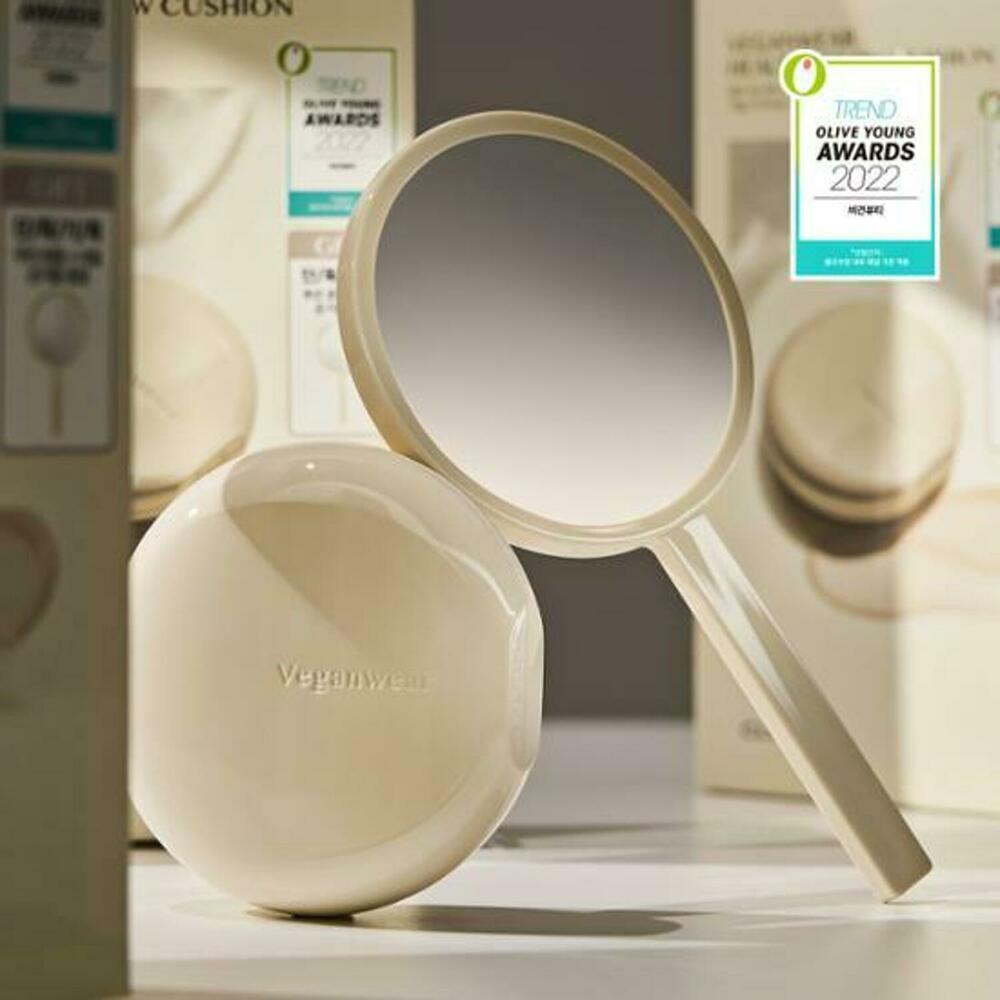 [K-Beauty] ¡Ú2022 Awards¡Ú CLIO Veganwear Healthy Glow Cushion 15g*2 Set (Refill + Hand Mirror)