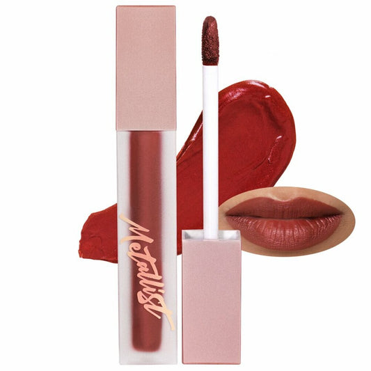 [K-Beauty] touchinSOL Metallist Matte Liquid Lipstick #Brick Brown