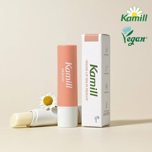 [K-Beauty] Kamill Vegan Lip Balm Peach 4.2g