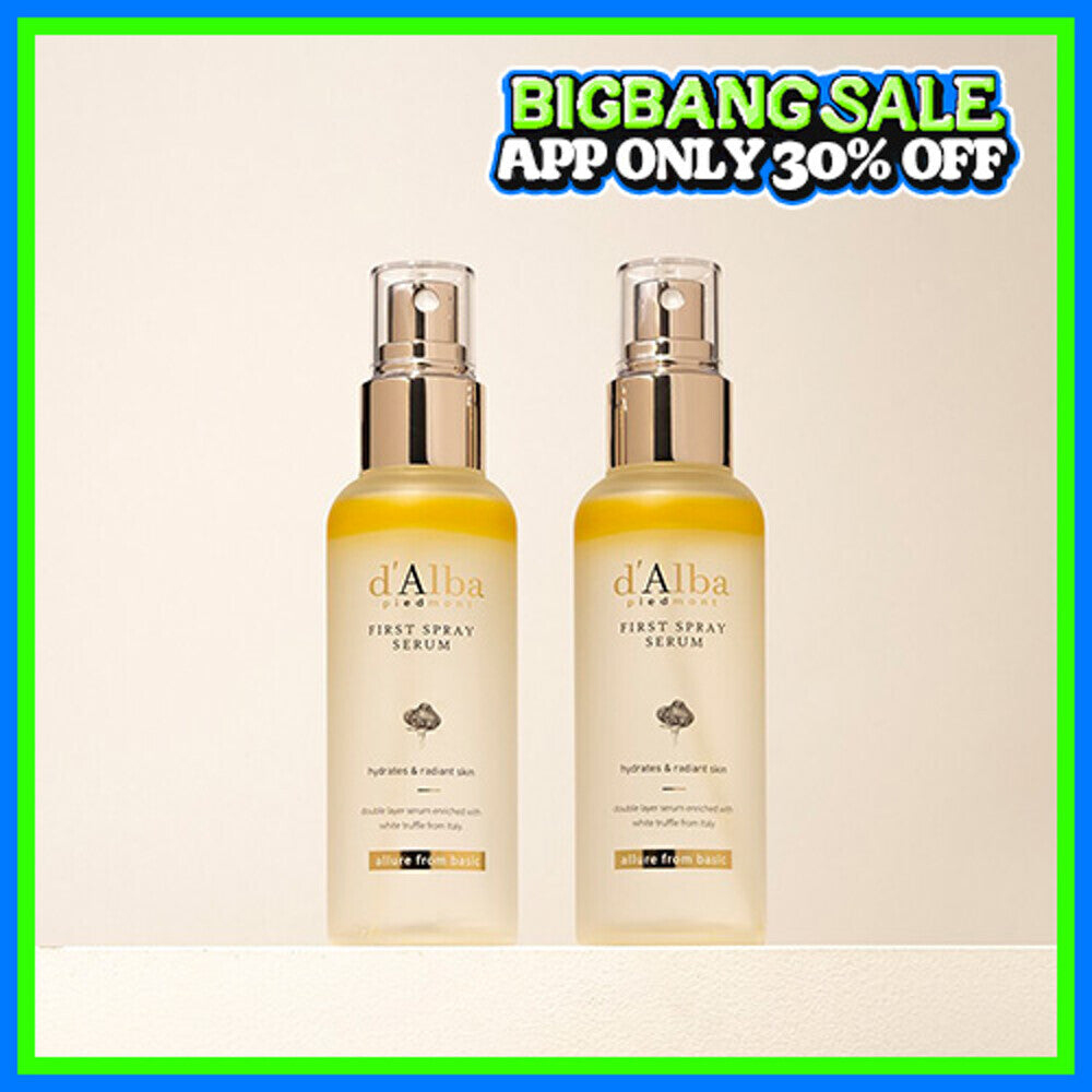 [K-Beauty] d'Alba White Truffle First Spray Serum 100mL + 100mL Special Set