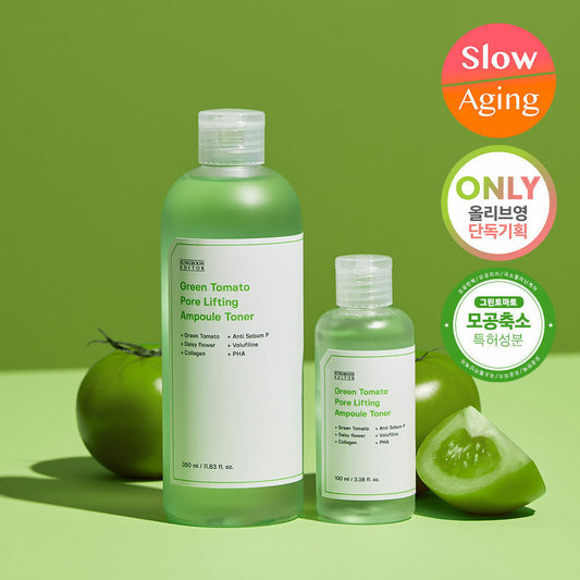 [K-Beauty] SUNGBOON EDITOR Green Tomato Pore Lifting Ampoule Toner 350mL + 100mL Special Set