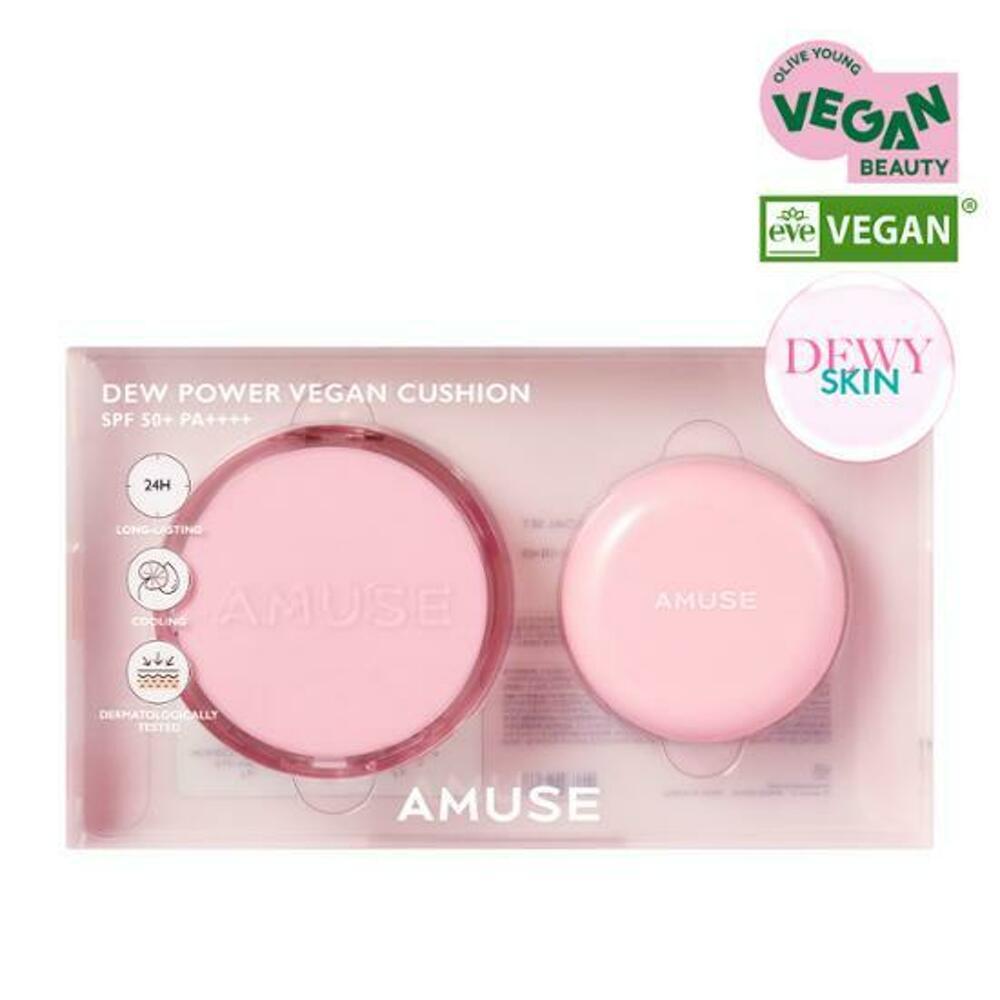 [K-Beauty] AMUSE Dew Power Vegan Cushion