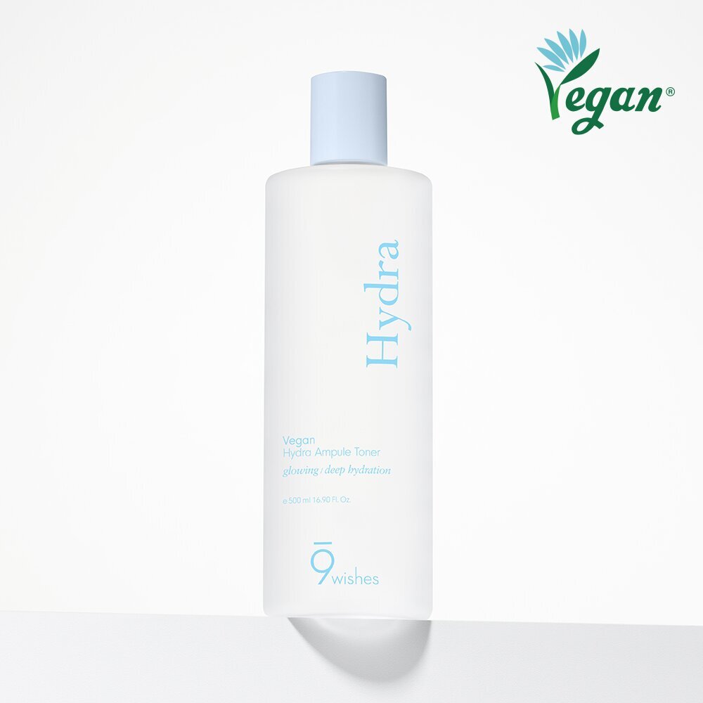 [K-Beauty] [Lage Size] 9wishes Vegan Hydra Ampule Toner 500mL