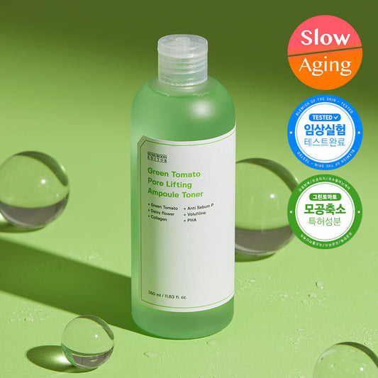 [K-Beauty] sungboon editor Green Tomato Pore Lifting Ampoule Toner 350mL