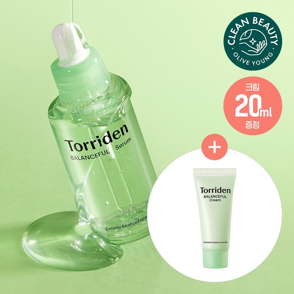 [K-Beauty] [OY Exclusive] Torriden Balanceful Cica Calming Serum 50mL (+Balanceful Cream 20mL)