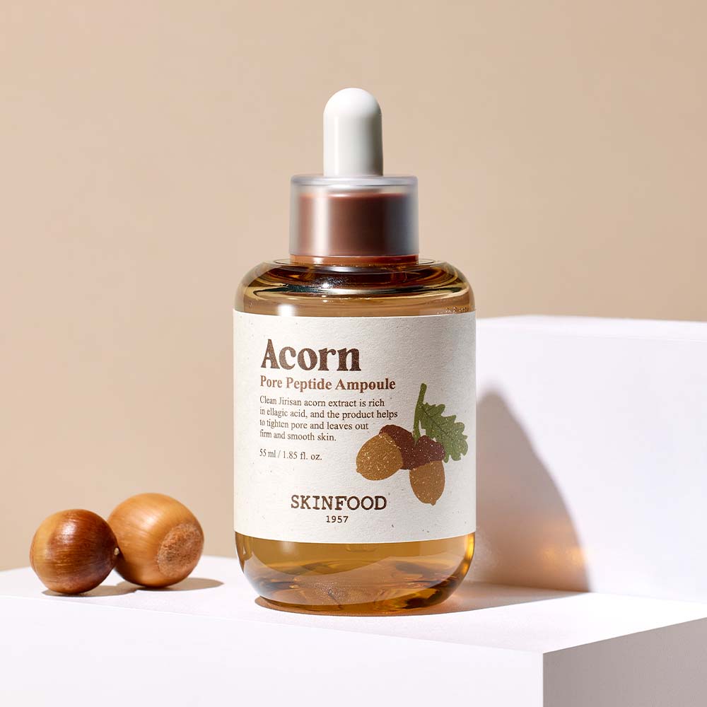 [K-Beauty] [Acorn Ampoule] SKINFOOD Acorn Pore Peptide Ampoule 55mL