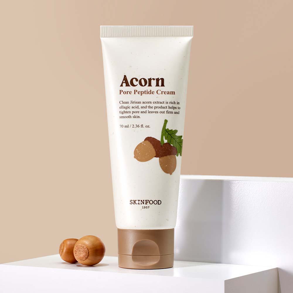 [K-Beauty] [Acorn Cream] SKINFOOD Acorn Pore Peptide Cream 70mL