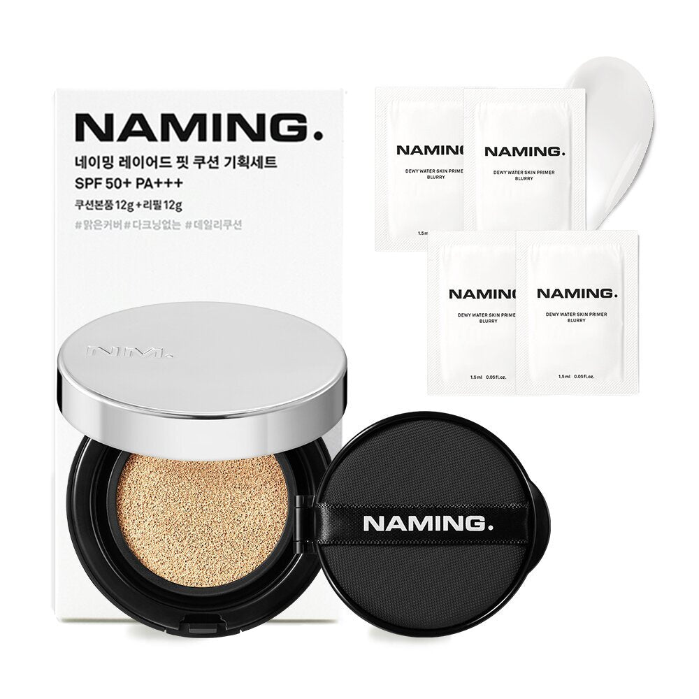 [K-Beauty] [OY Exclusive] NAMING. Layered Fit Cushion Special Kit 12g*2ea (Primer Trial Packet)