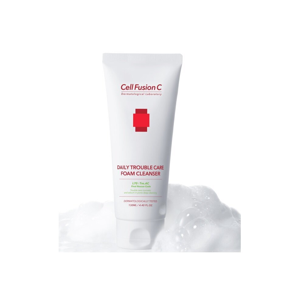 [K-Beauty] Cell Fusion C Tre-AC Daily Trouble Care Foam Cleanser 130mL