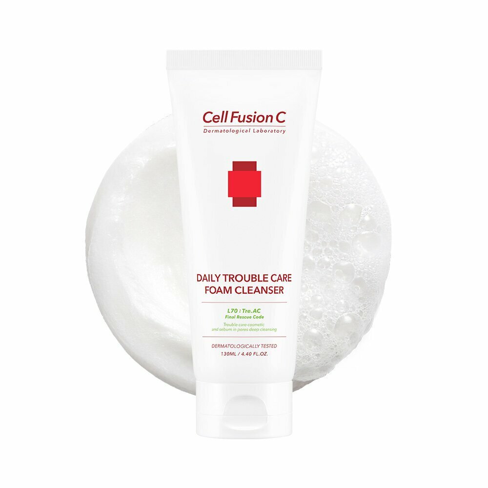 [K-Beauty] Cell Fusion C Tre-AC Daily Trouble Care Foam Cleanser 130mL