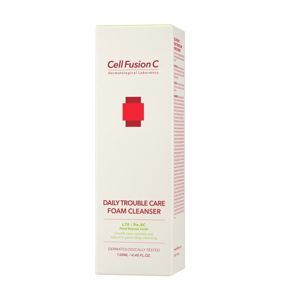 [K-Beauty] Cell Fusion C Tre-AC Daily Trouble Care Foam Cleanser 130mL