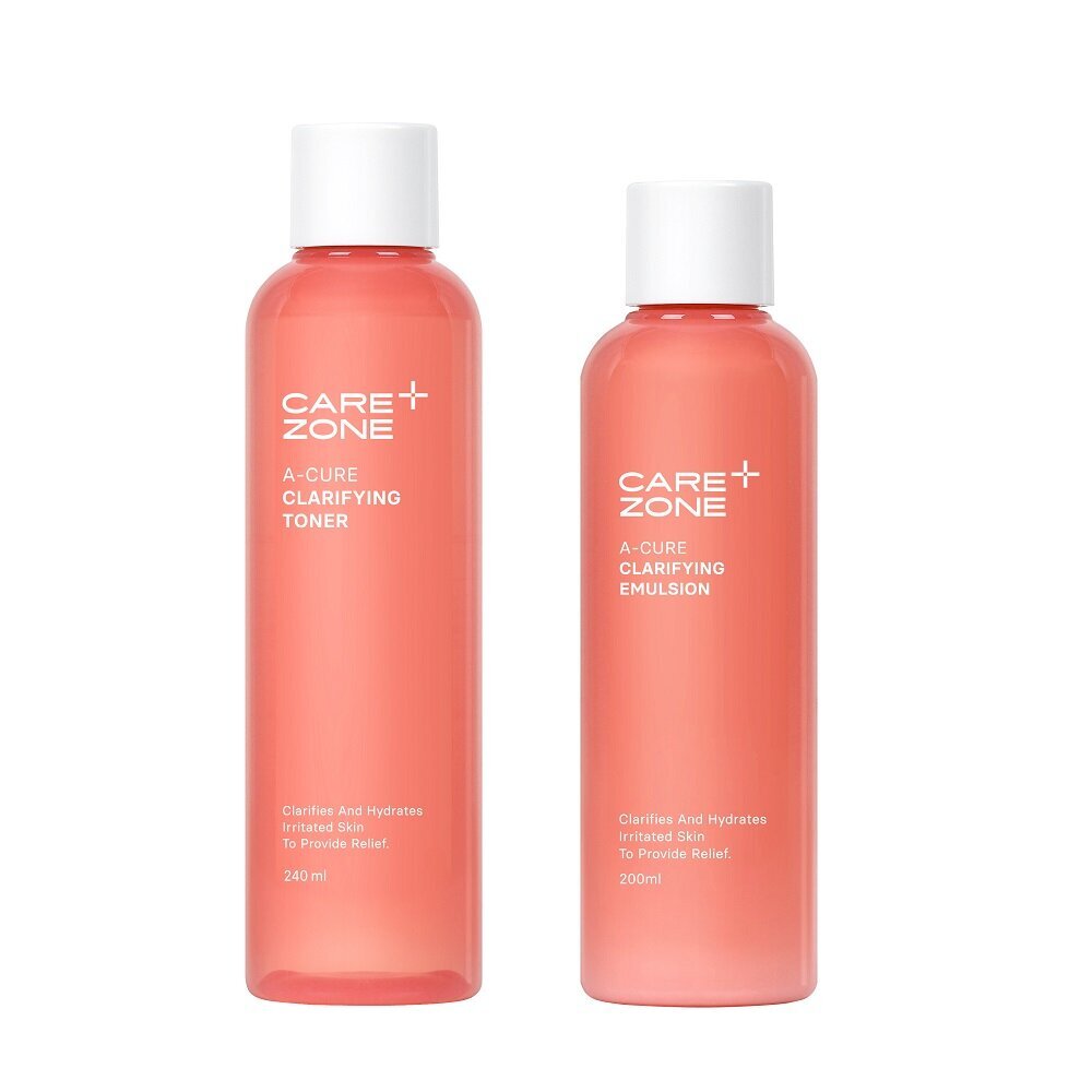 [K-Beauty] CAREZONE A-Cure Clarifying Toner & Emulsion Set (Toner + Emulsion + 3P Kit)