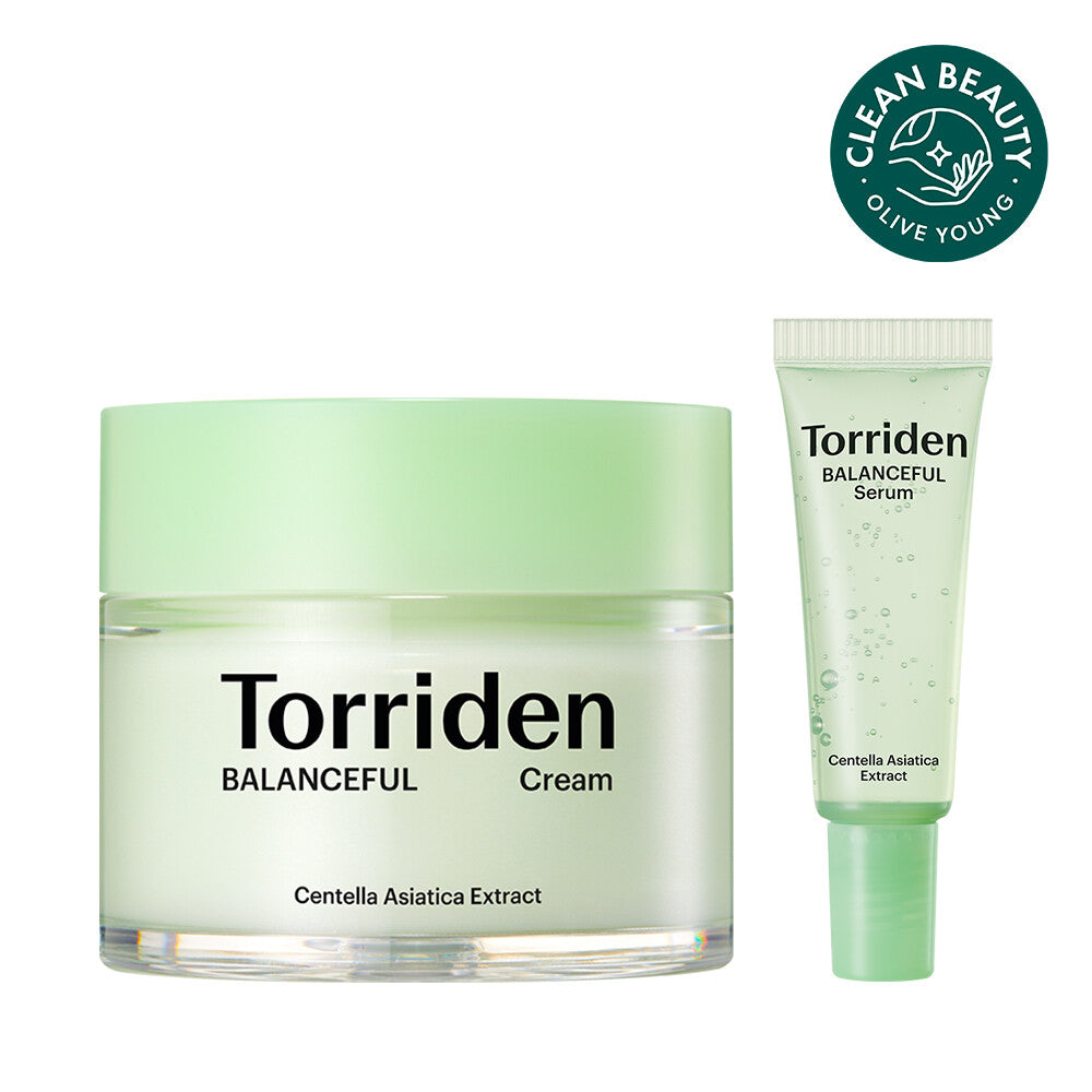 [K-Beauty] Torriden Balanceful Cream 80mL Special Set (+Serum 10mL)