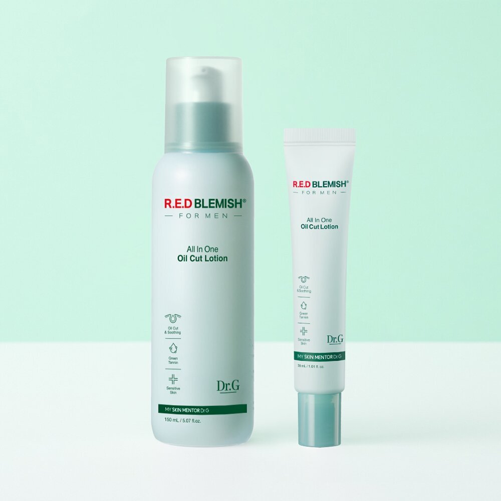 [K-Beauty] Dr.G Red Blemish For Men All In One Oil Cut Lotion 150mL + 30mL Special Set