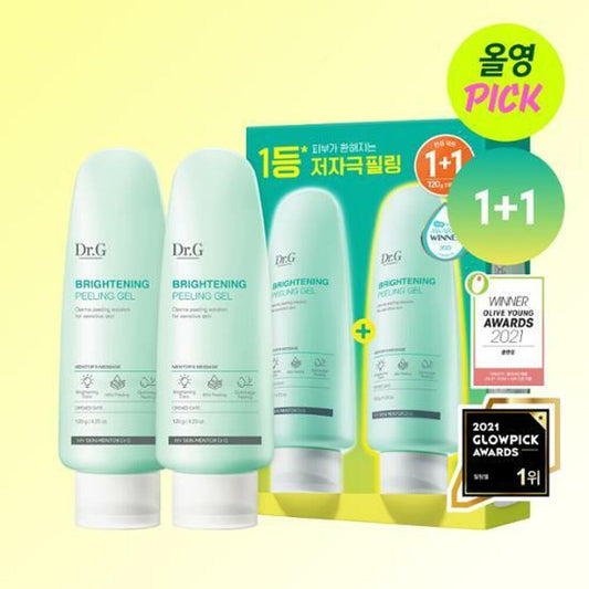 [K-Beauty] Dr.G Brightening Peeling Gel 120g 1+1 Limited Set