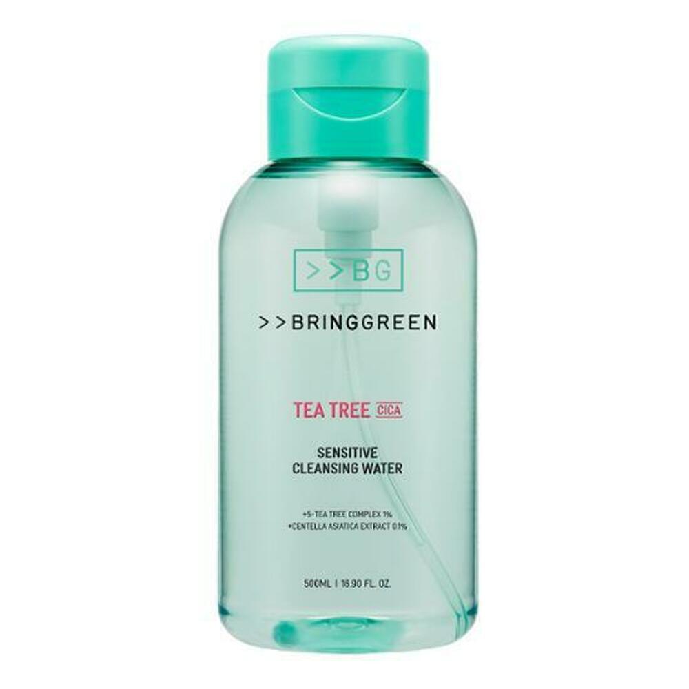 [K-Beauty] BRINGGREEN Tea Tree Cica Sensitive Cleansing Water 500mL