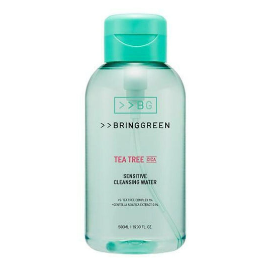 [K-Beauty] BRINGGREEN Tea Tree Cica Sensitive Cleansing Water 500mL