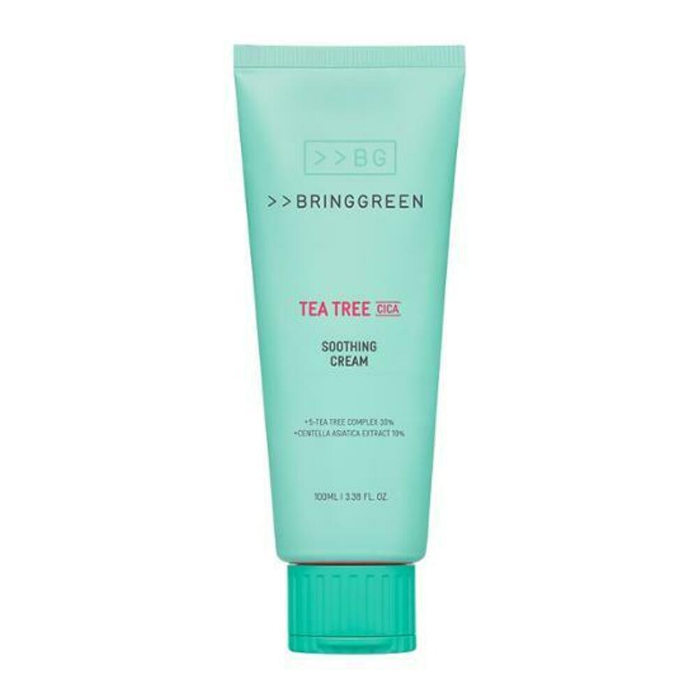 [K-Beauty] BRINGGREEN Tea Tree Cica Soothing Cream+ 100mL_NEW