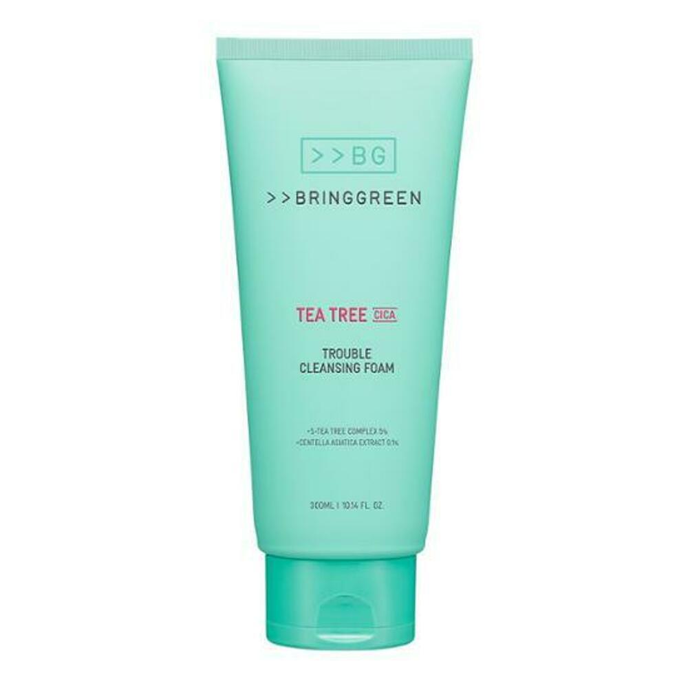 [K-Beauty] BRINGGREEN Tea Tree Cica Trouble Cleansing Foam 300mL_NEW