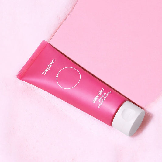 [K-Beauty] beplain Pink Salt AHA BHA Cleansing Foam