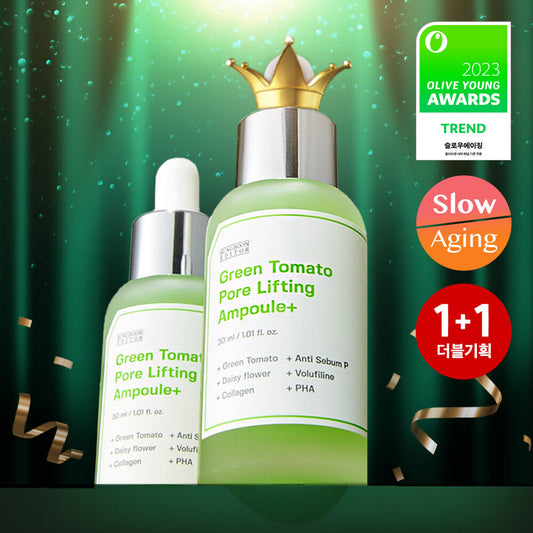 [K-Beauty] SUNGBOON EDITOR Green Tomato Pore Lifting Ampoule+ 30mL Double Pack