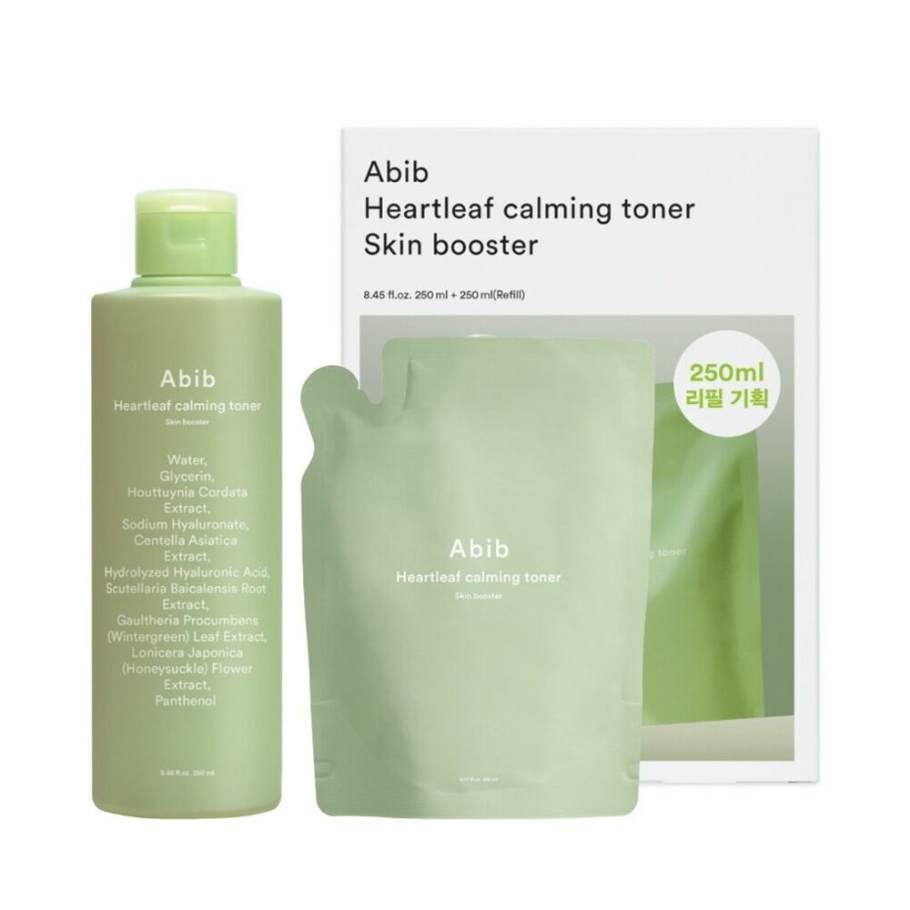 [K-Beauty] Abib Heartleaf Calming Toner Skin Booster 250mL Special Set (+250mL)